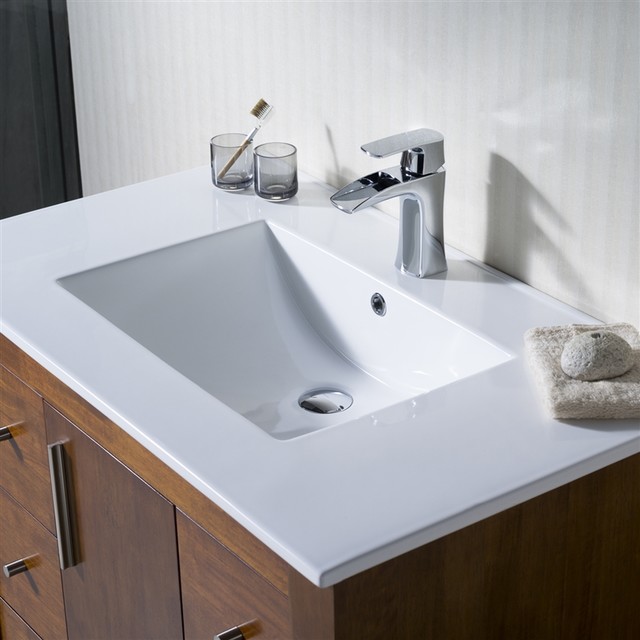 Parsons 37 Porcelain Top Vanity - Transitional - Bathroom Vanities And ...