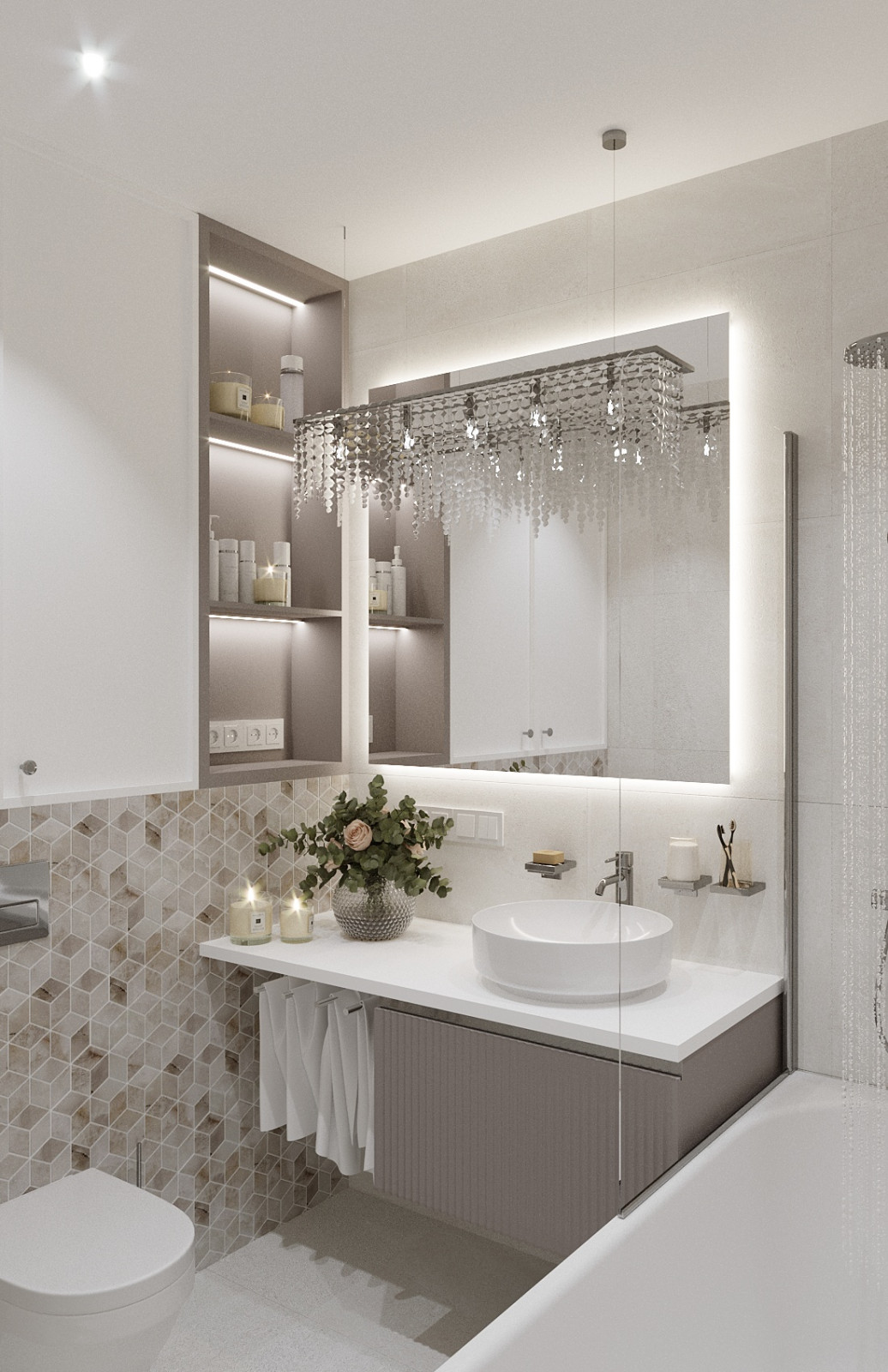 Дизайн-проект квартиры, площадью 72,87 м2