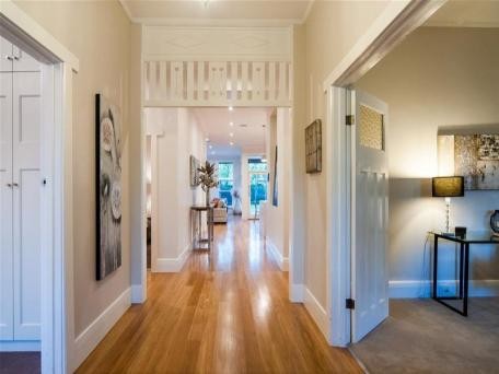 This is an example of a transitional hallway in Adelaide.