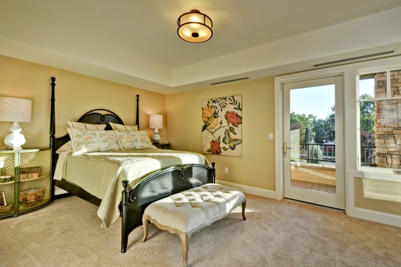 Photo of a traditional bedroom in Boise.