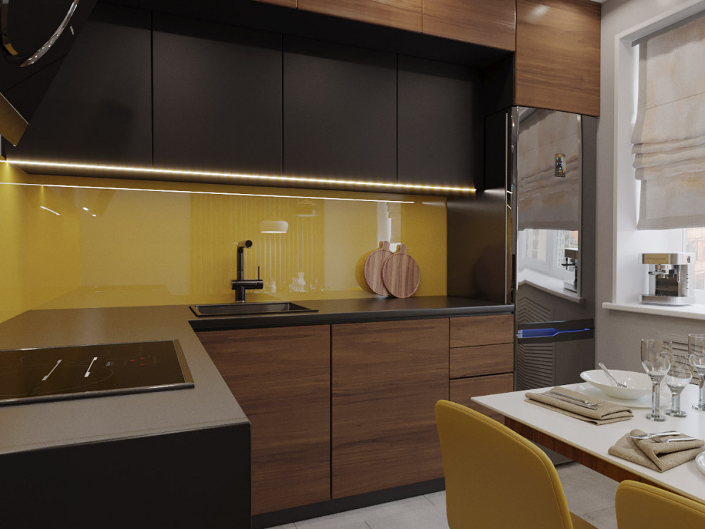 Кухня с яркими акцентами