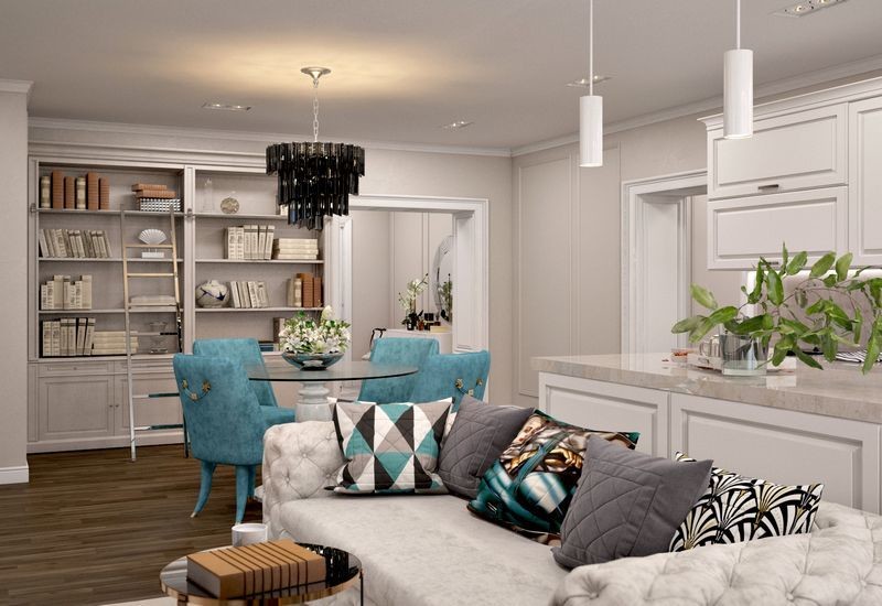 Дизайн-проект 4-х комнатной квартиры в Уфе 100 кв.м.