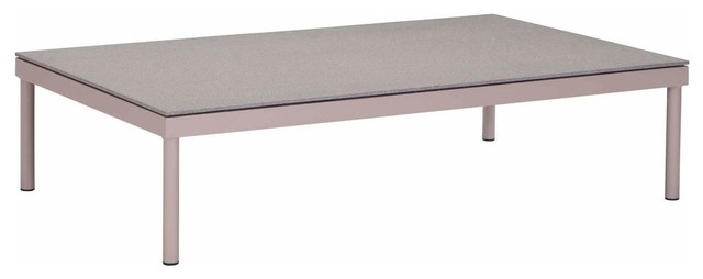 Glass Beach Coffee Table Taupe And Granite