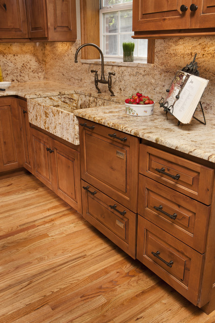 Granite Apron Front Sink Traditional Kitchen Other