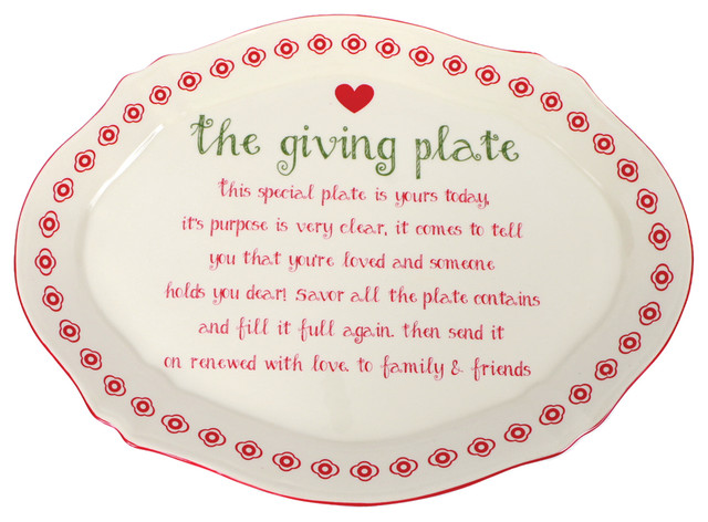 Ceramic Giving Plate