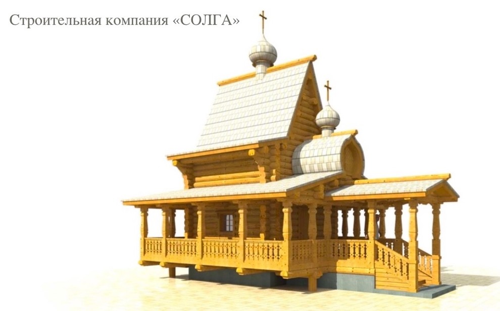 Проект деревянной часовни РХ- 9