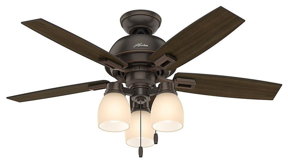Hunter 52228 Donegan - 44" LED Ceiling Fan with Light Kit