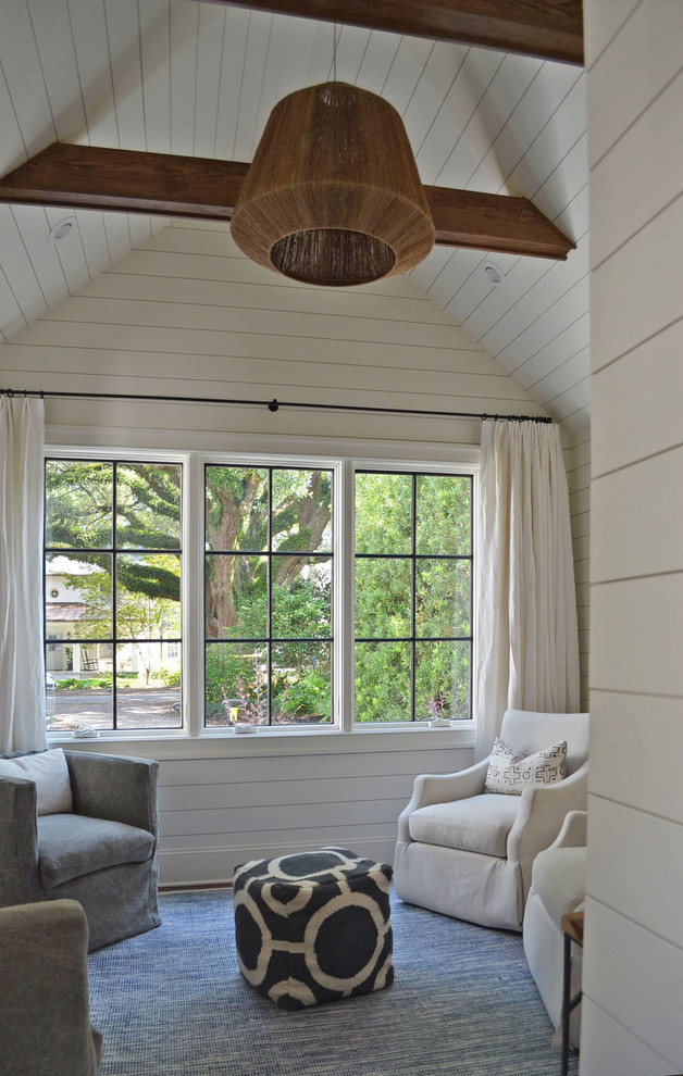 Elegant family room photo in Charleston