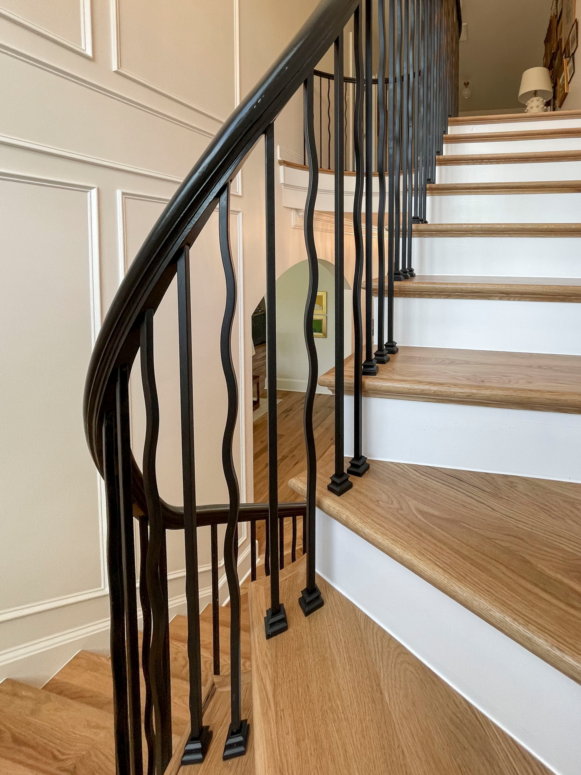 106_Modern Balustrade System Meets Traditional Winding Stairs, Aldie VA  20105
