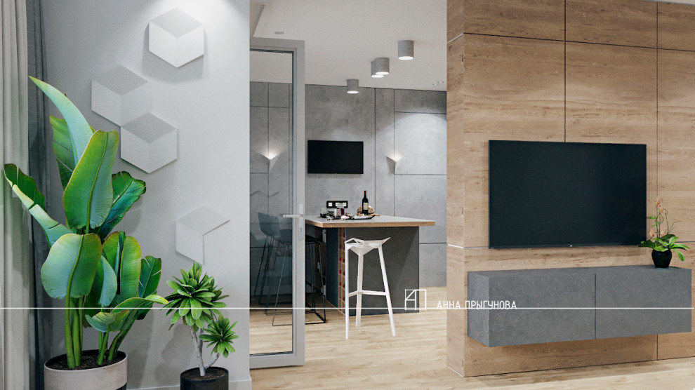 Проект трехкомнатной квартиры г. Екатеринбург