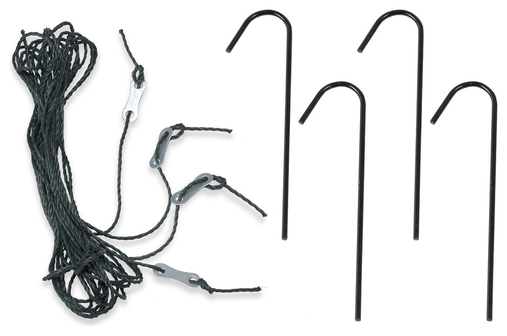 oGrow Deep Fastening Iron Greenhouse Anchor Kit, Set Of 4 Contemporary Greenhouses by