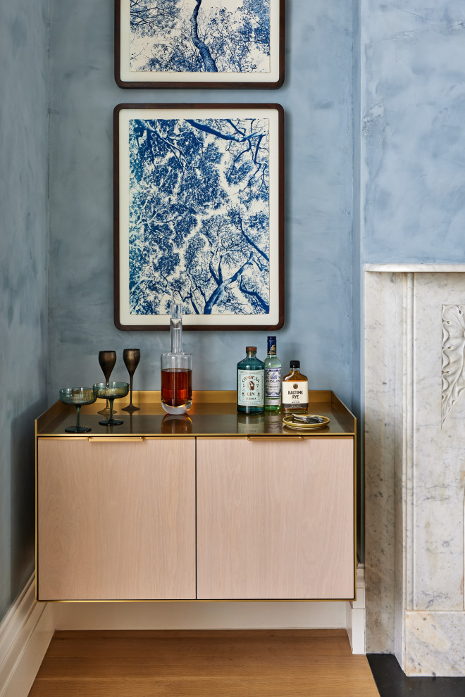 Cobble Hill Brownstone - Transitional - Home Bar - New York - by ...