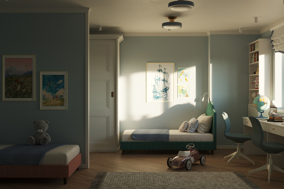 Детская комната для мальчика и девочки