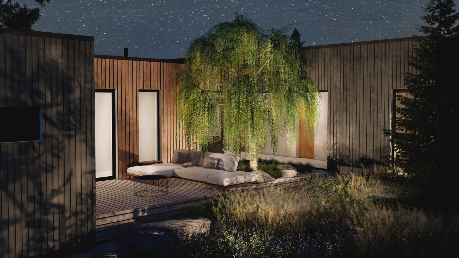 Визуализация Охтинский парк