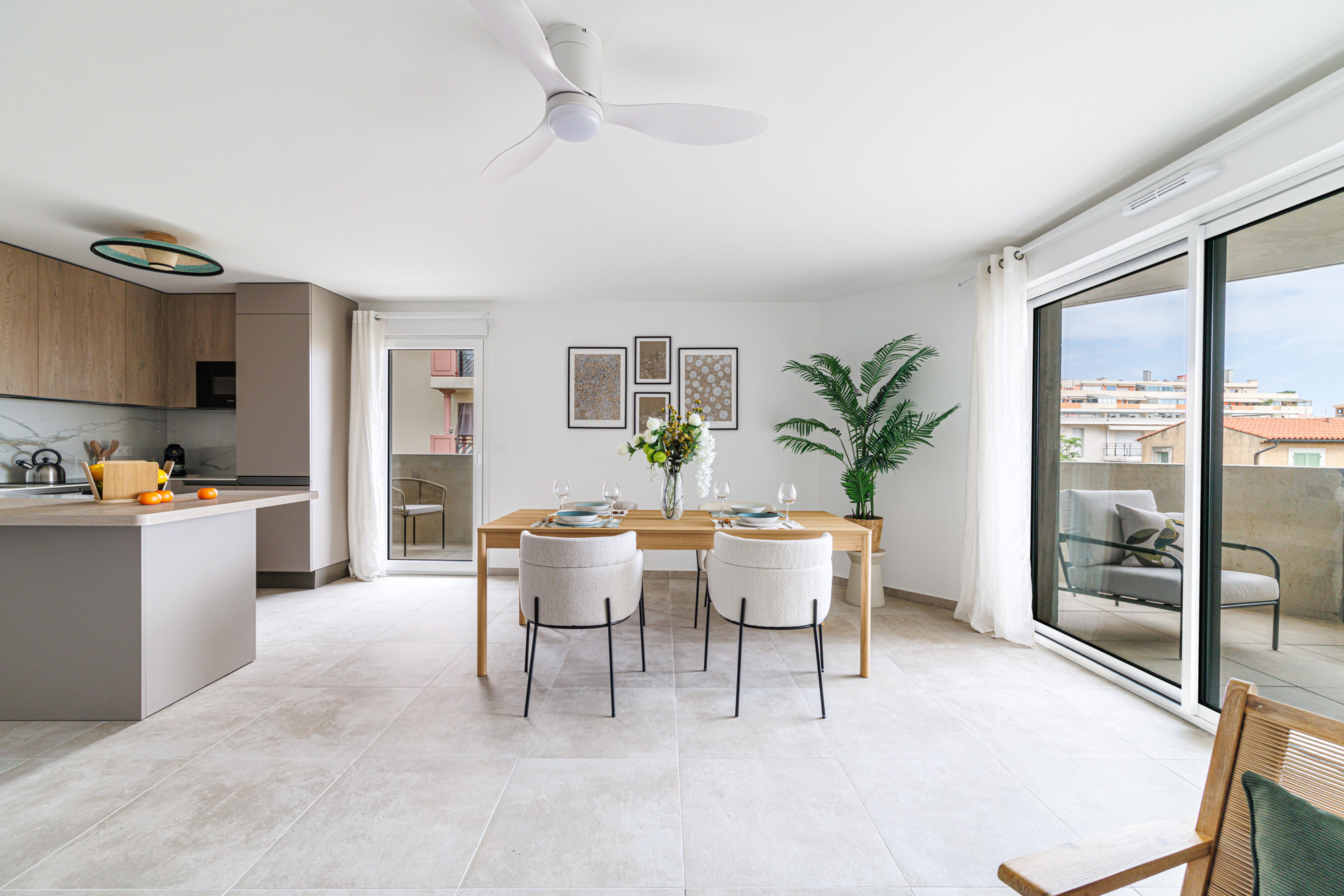 Home staging, L'Echappée mer, Cagnes sur mer