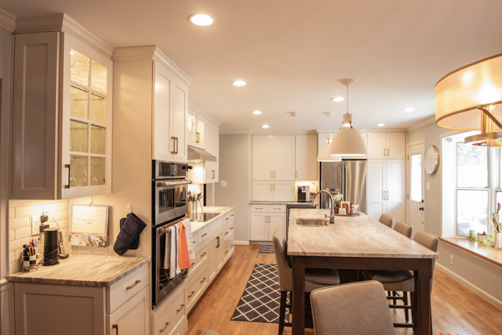 Transitional home design photo in DC Metro