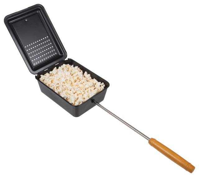 Campfire Popcorn Popper Old Fashioned Popcorn Maker With Extended