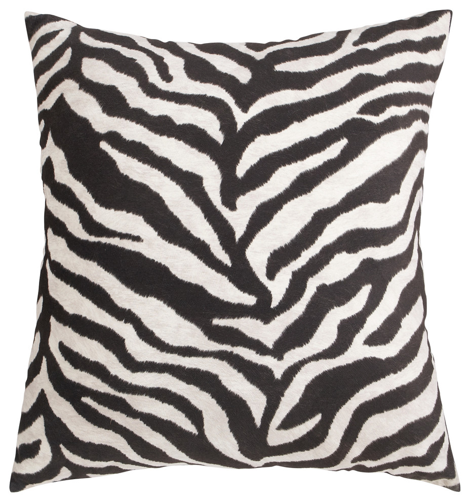 Oversized Zebra Pillow