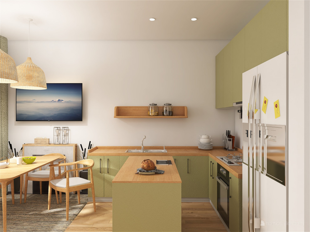 Квартира для большой семьи в скандинавском стиле