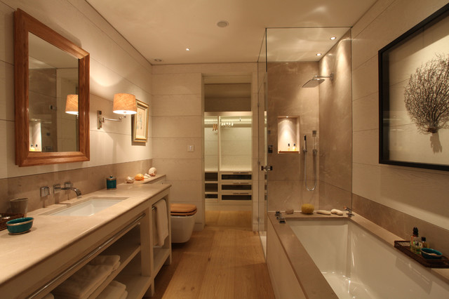 Bathroom Lighting trendy-badevaerelse
