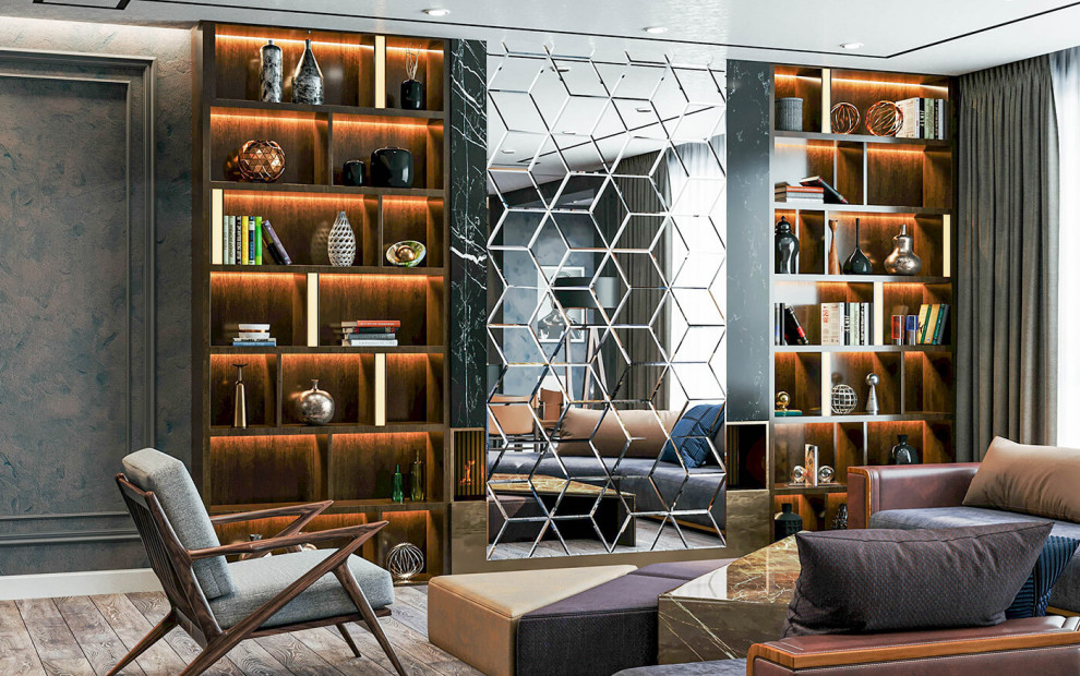 Зеркальное панно Париж