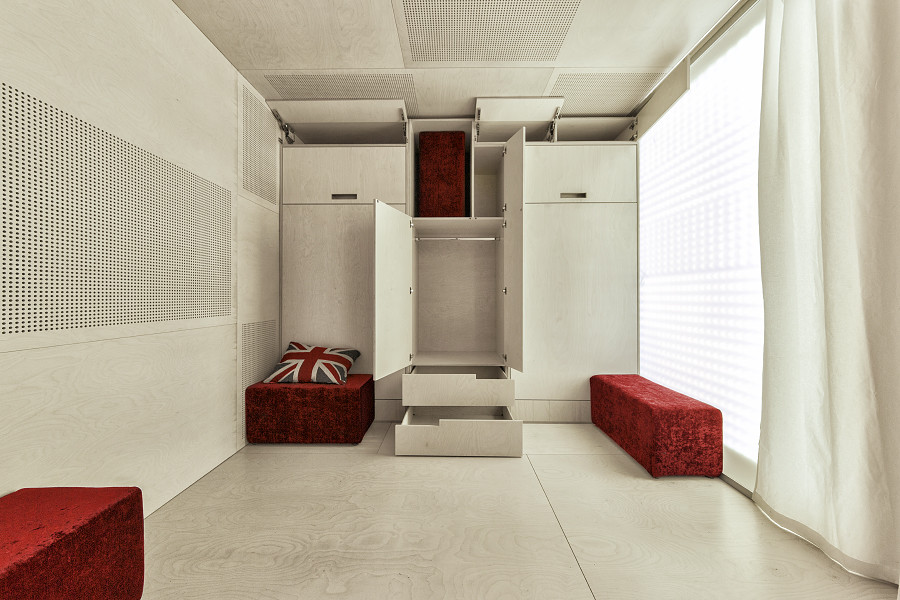 раскладывающаяся комната (сделано для программы "Квартирный Вопрос")