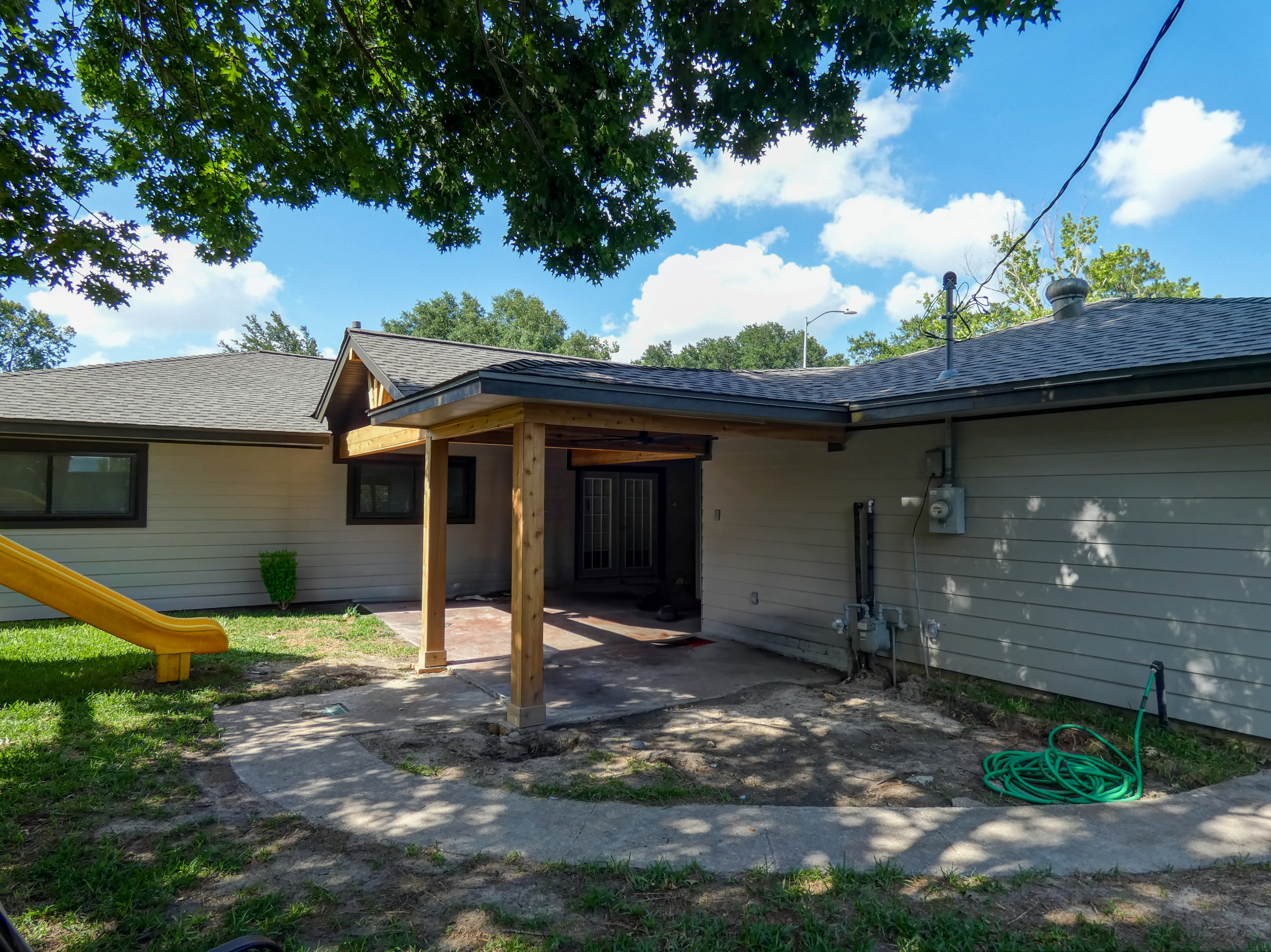 Massive Patio cover and Re-side