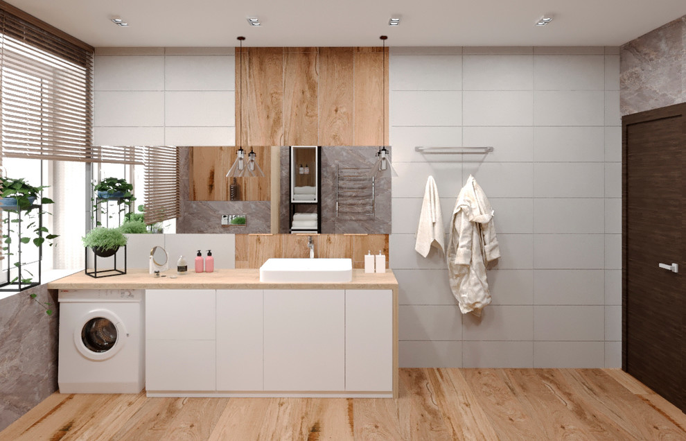 Санузлы для таунхауса в стиле лофт