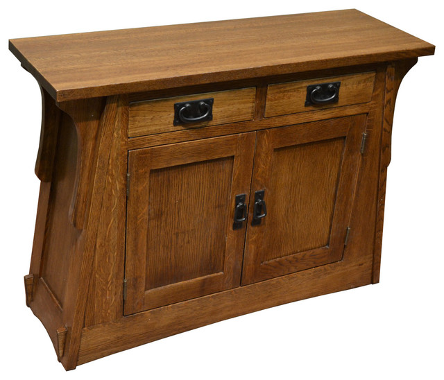 Arts And Crafts Mission Crofter Style Entry Cabinet English Oak