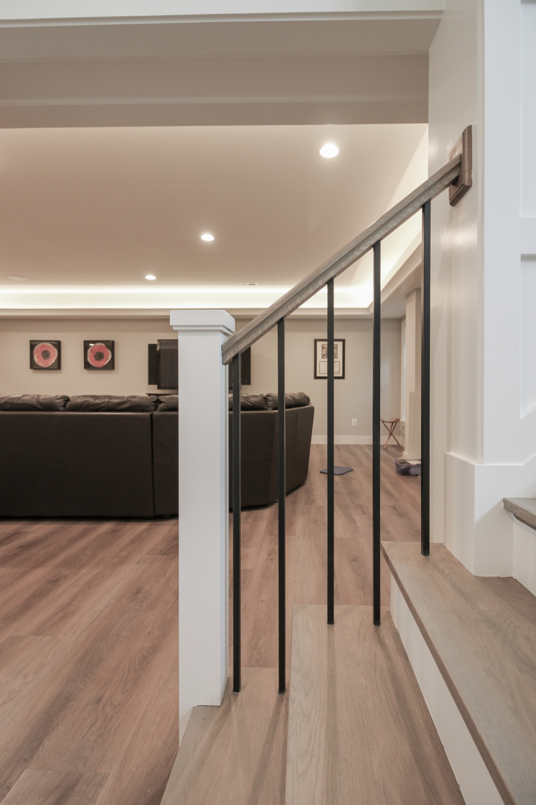 87_Welcoming and Functional Contemporary U-shaped Staircase, Arlington, VA 22207