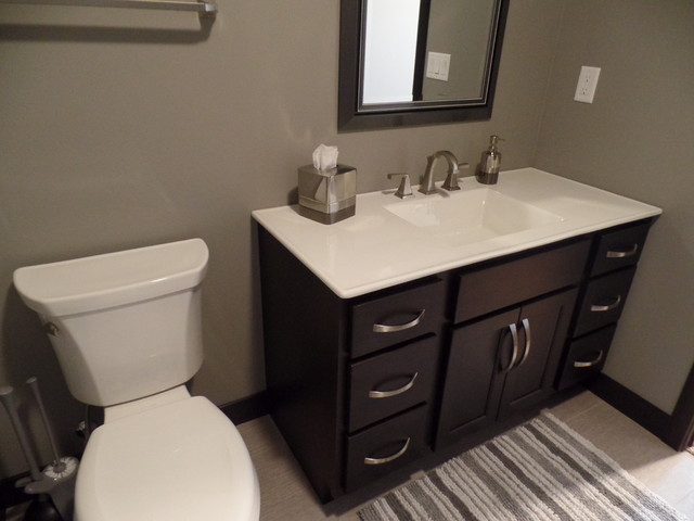 Transitional Midwest Remodel transitional-bathroom