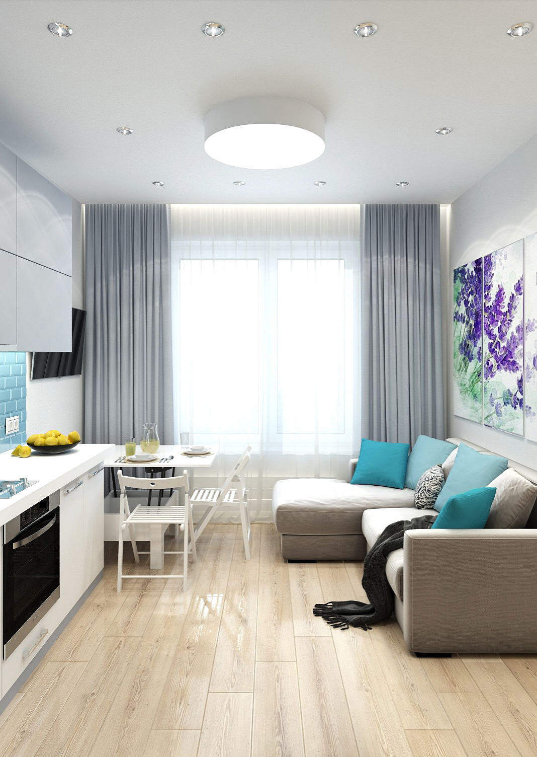 Однокомнатная квартира в ЖК Новин Квартал