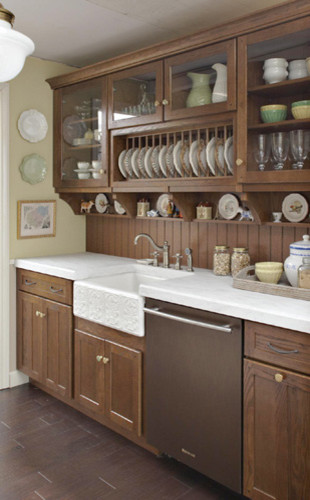 13 Ways To Add A Plate Rack Your Kitchen, Kitchen Cabinets Dish Racks