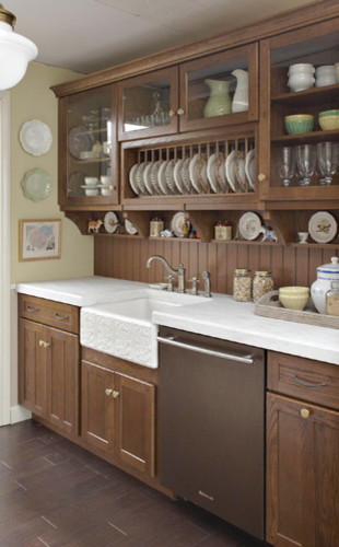 Add Plate Racks to Your Kitchen Cabinets