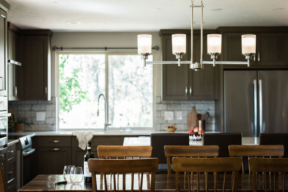 Kitchen - rustic kitchen idea in Seattle