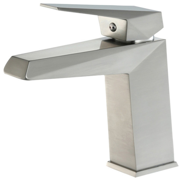 Single Handle Lavatory Faucet Brush Nickel