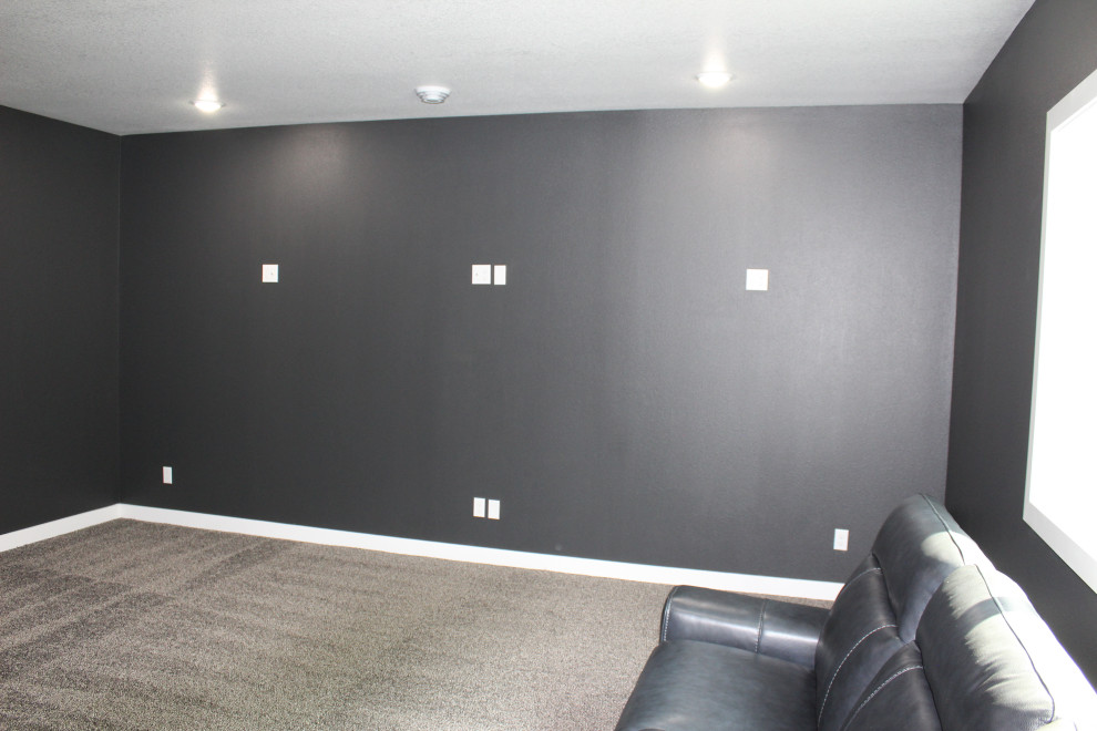 Basement - mid-sized basement idea