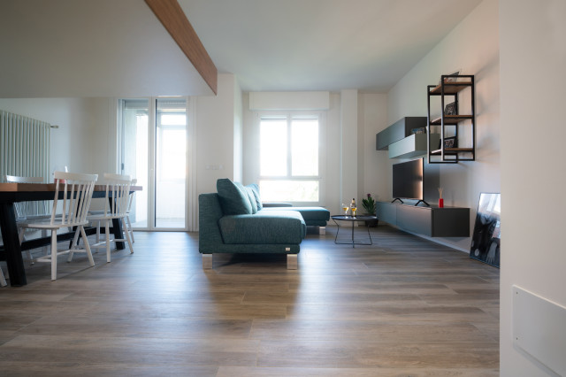 Open Space al 5&deg; piano contemporary-kitchen