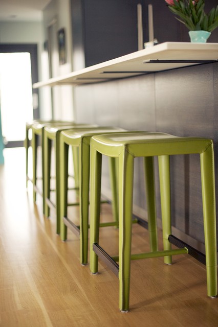 Modern Ranch Kitchen Stools modern-kitchen