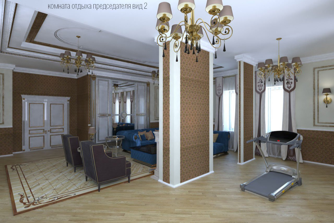 гостиная в  классическом стиле