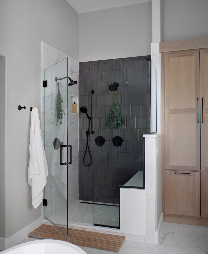 Oversized Shower - Transitional - Bathroom - Denver - by Denver Design ...