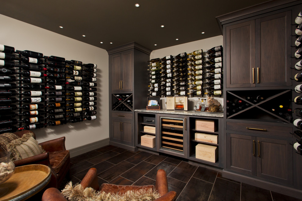 Transitional wine cellar photo in Boston