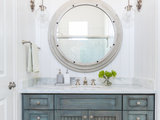 Beach Style Bathroom by Laura U Design Collective