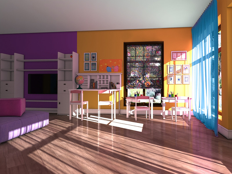 Игровая комната в загородном доме