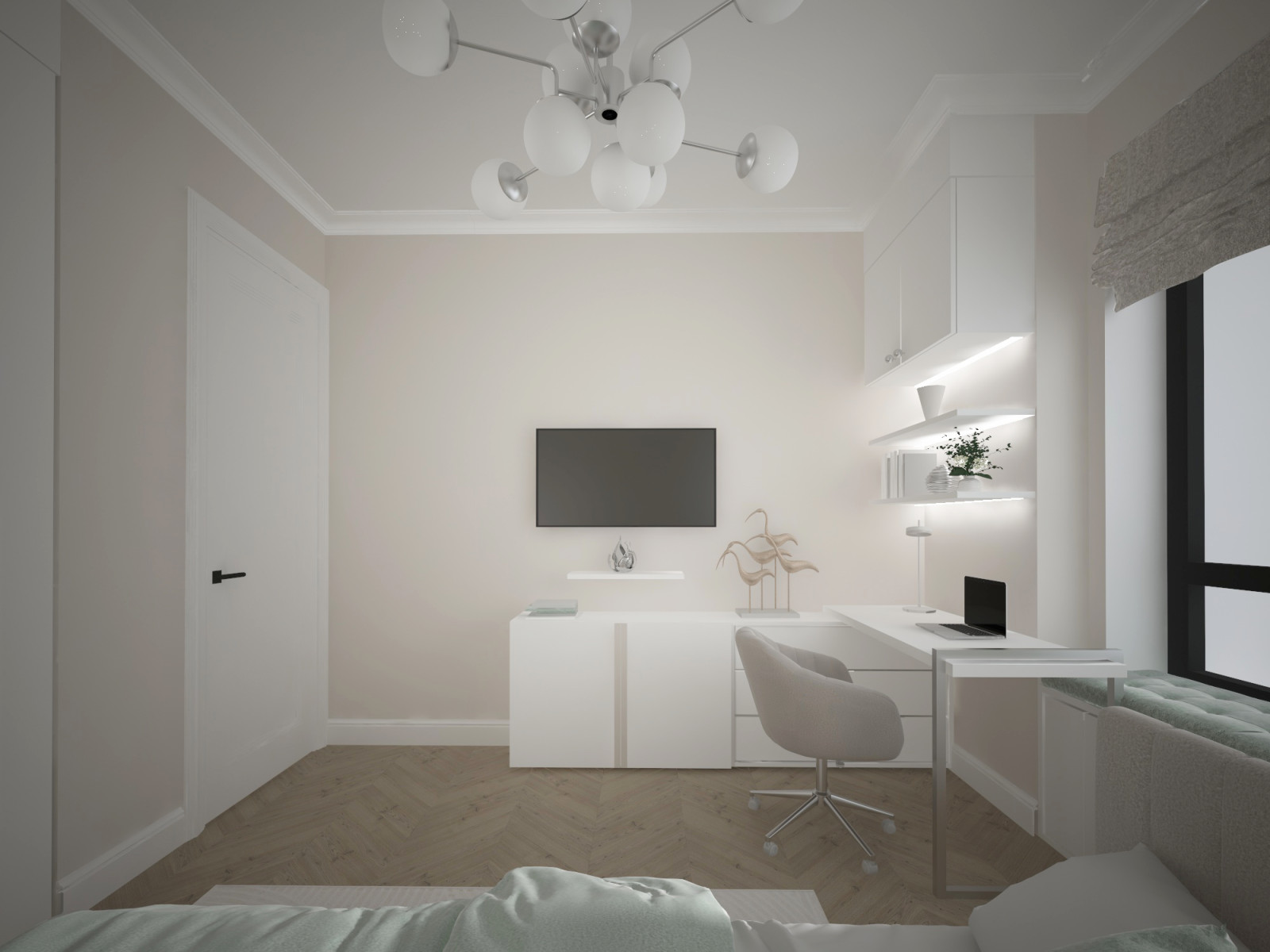 Квартира в современном стиле. ЖК "Остров"