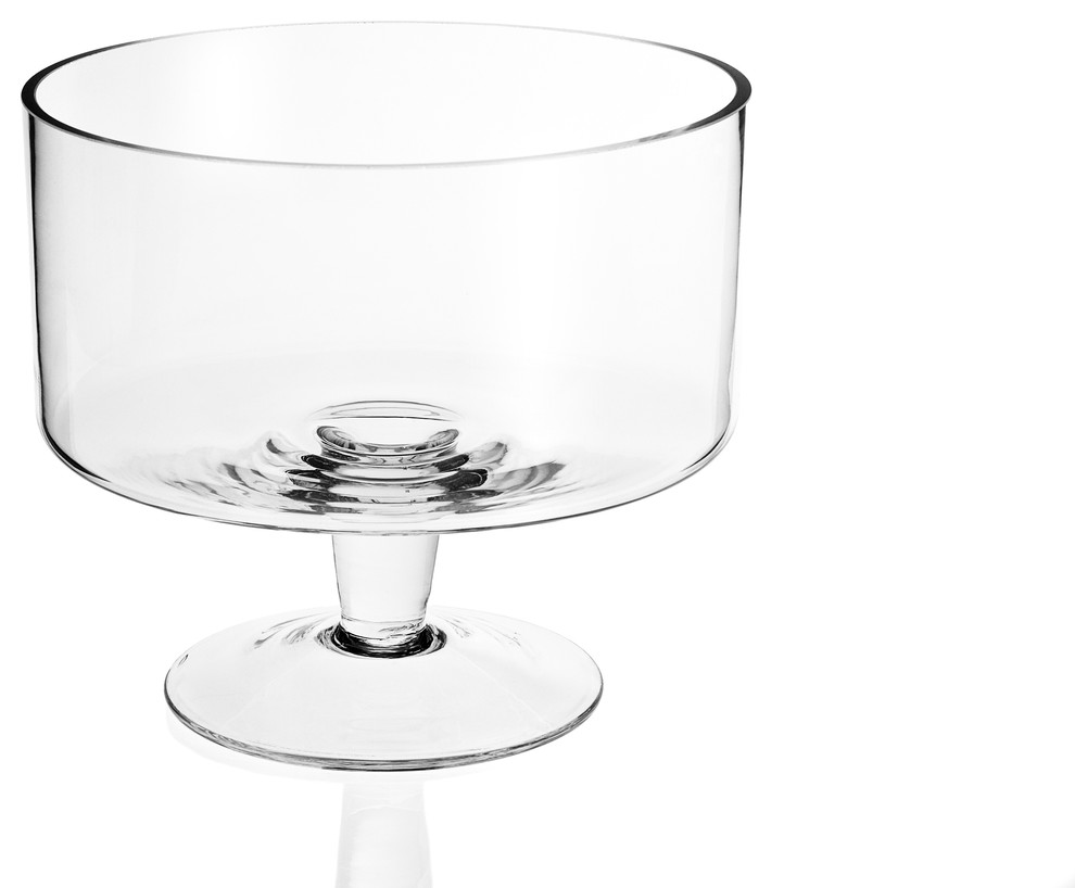 Jupiter Large Trifle Bowl 9" Contemporary Fruit Bowls And Baskets