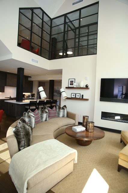 Loft contemporary-living-room