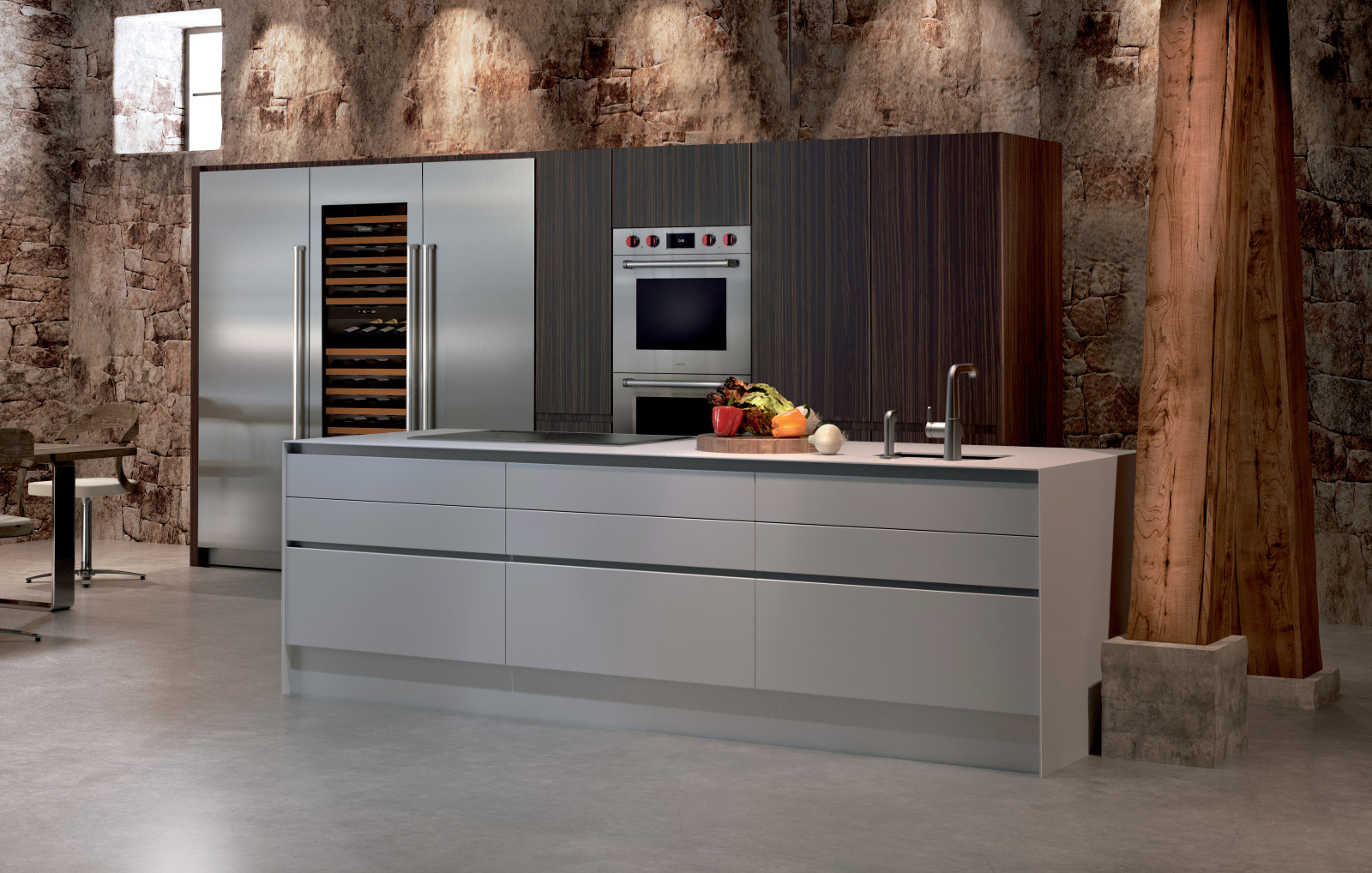 Винные шкафы в интерьере