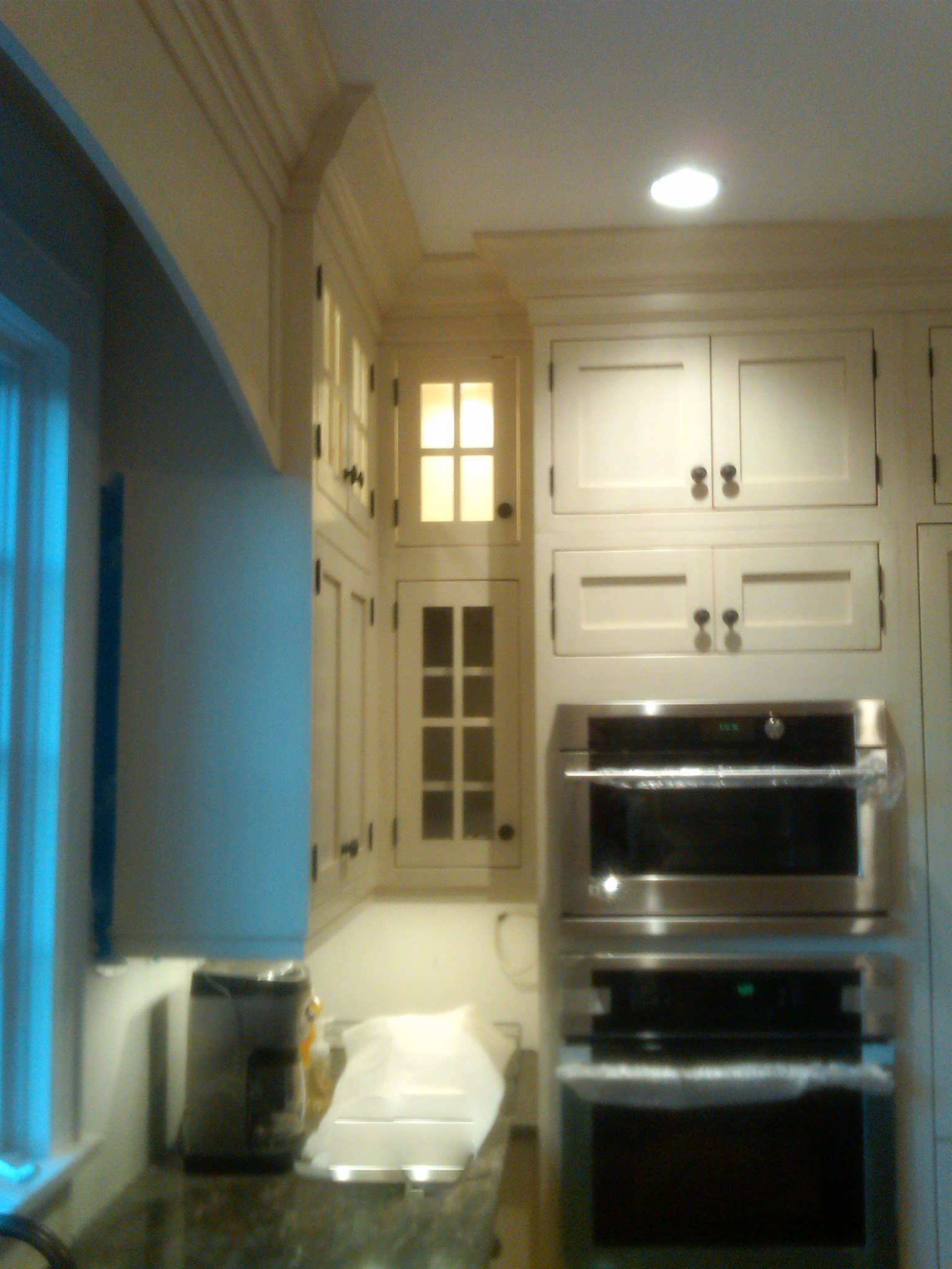 Painted Maple Kitchen In Progress