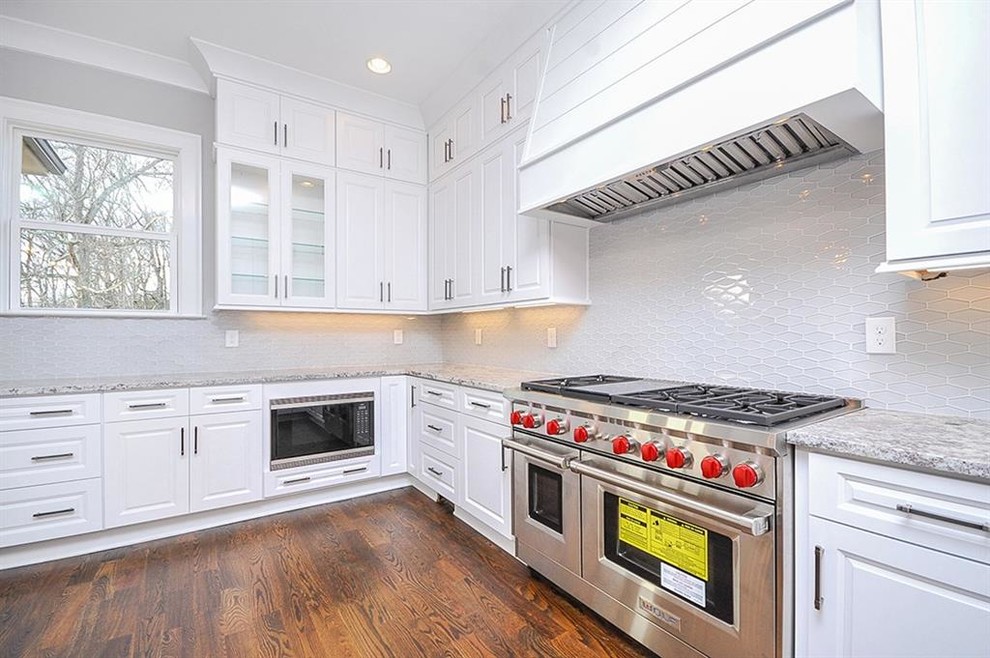 Example of a transitional kitchen design in Atlanta